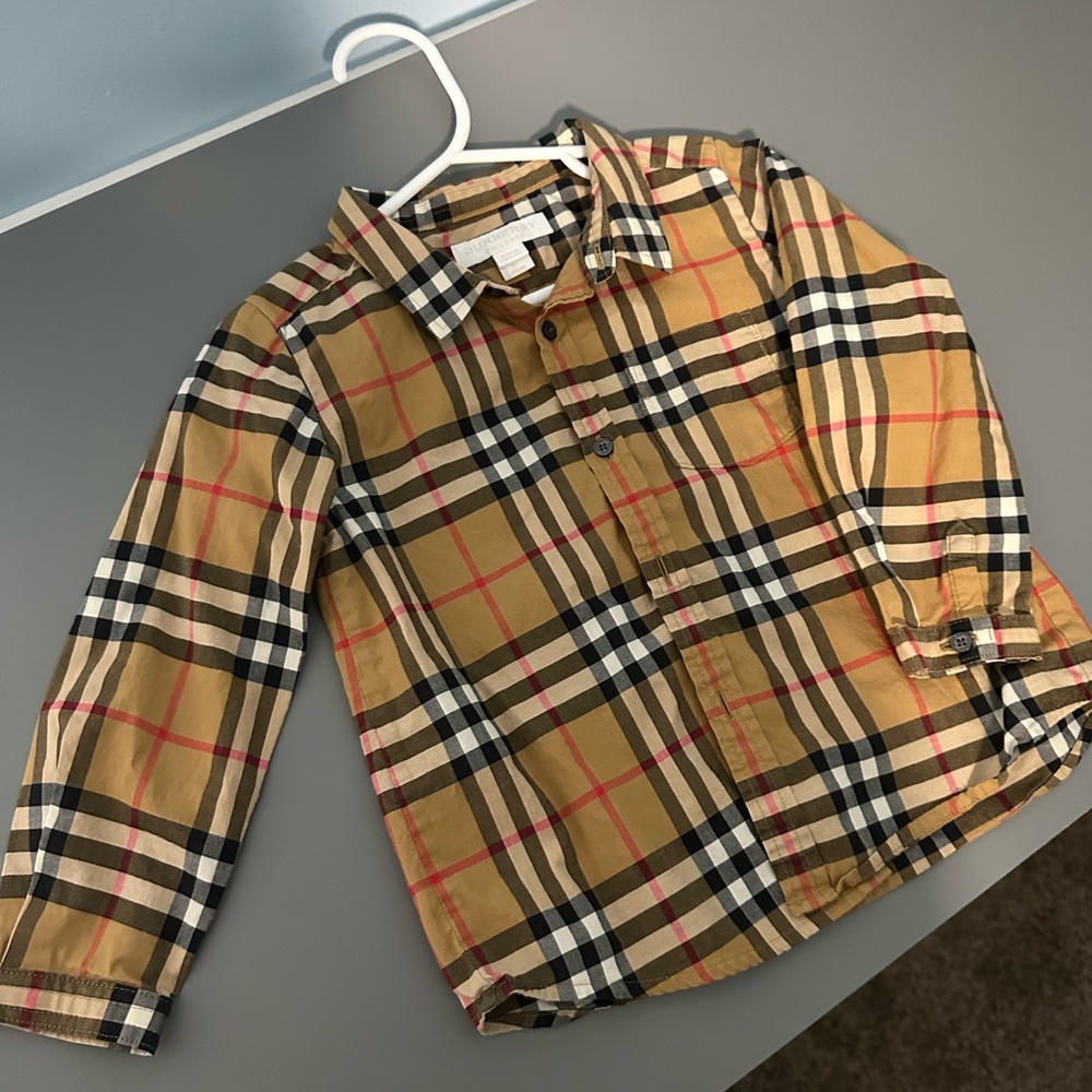 Burberry Toddler Button Down Shirt 2T